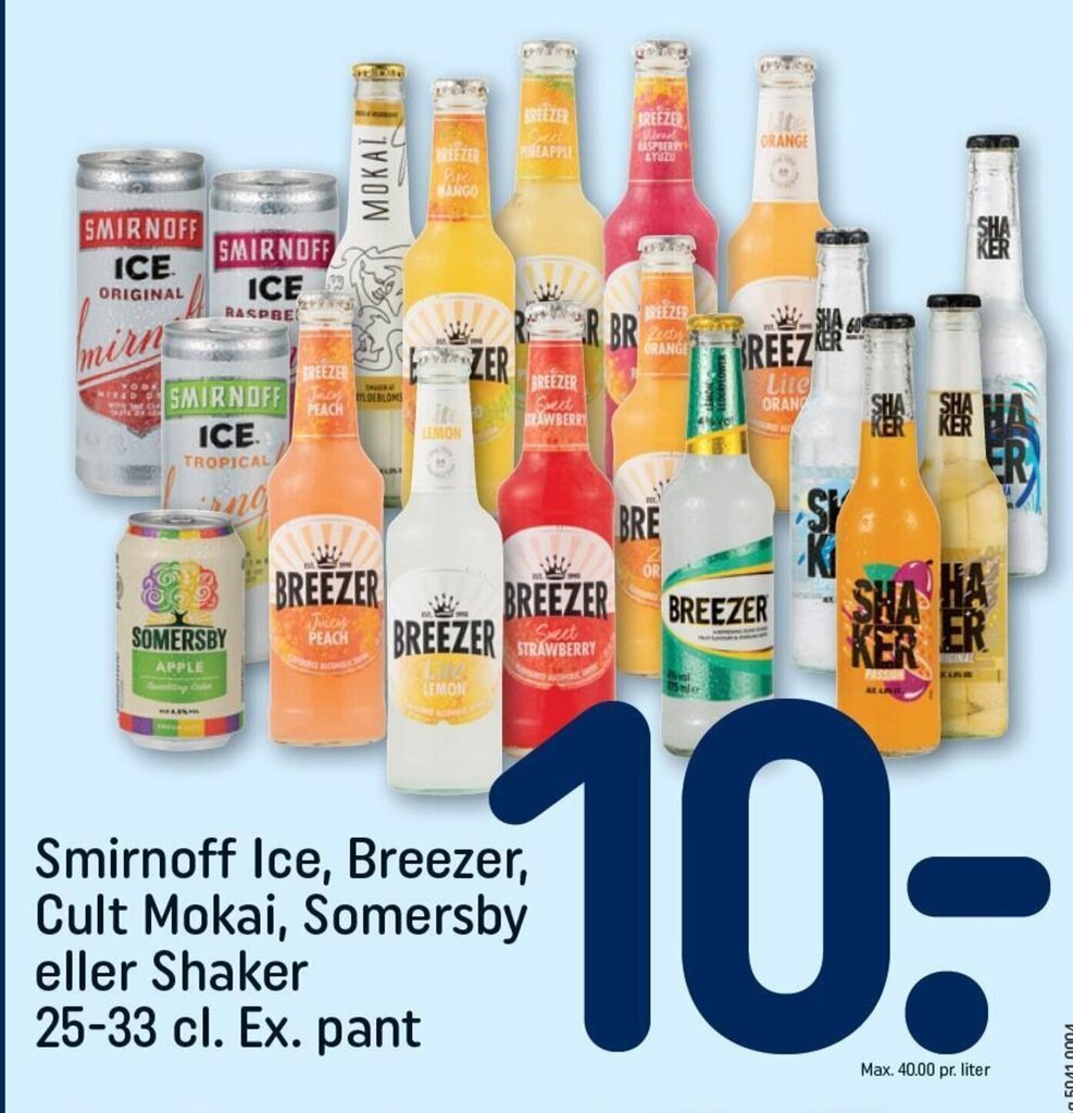 smirnoff ice breezer