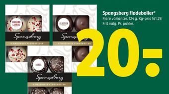 Coop 365 Spangsberg flødeboller hindbær & lakrids tilbud
