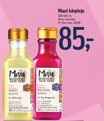 Føtex Maui hårpleje tilbud