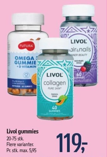 Føtex Livol gummies tilbud