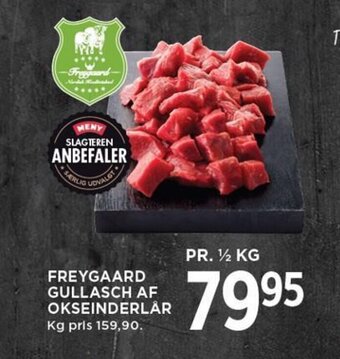 MENY FREYGAARD GULLASCH AF OKSEINDERLÅR tilbud