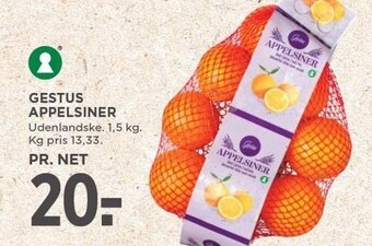 MENY Gestus appelsiner tilbud