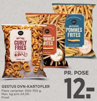 MENY Gestus ovn-kartofler tilbud