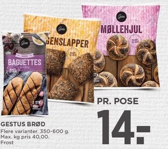MENY Gestus brød tilbud