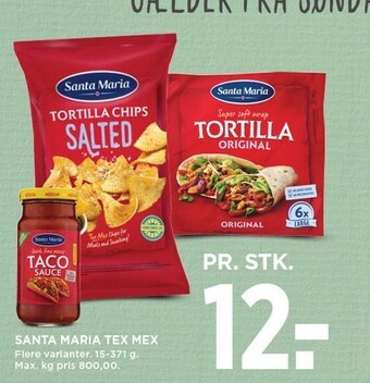 MENY Santa maria tex mex tilbud