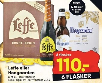 Leffe eller hoegaarden