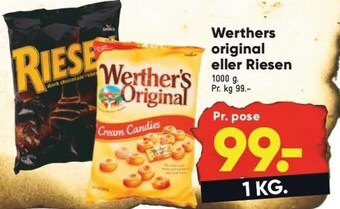 Bilka Werthers original eller riesen tilbud