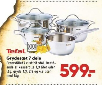 Bilka Grydesæt 7 dele tilbud