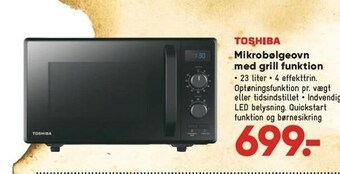 Bilka Mikrobølgeovn med grill funktion tilbud