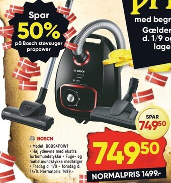 Bilka Spar 50% på bosch støvsuger propower tilbud