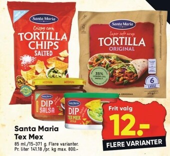 Bilka Santa maria tex mex tilbud