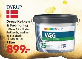 Bilka Dyrup køkken & badmaling tilbud
