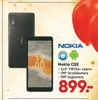 Bilka Nokia c02 tilbud
