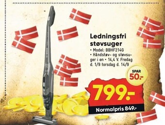Bilka Ledningsfri støvsuger tilbud