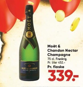 Bilka Moët & chandon nectar champagne tilbud