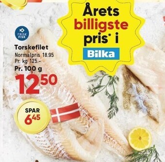 Bilka Torskefilet tilbud