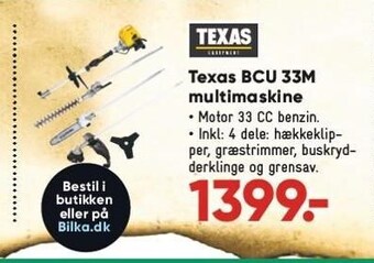 Bilka Texas bcu 33m multimaskine tilbud