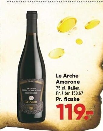 Bilka Le arche amarone tilbud