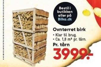 Bilka Ovntørret birk tilbud