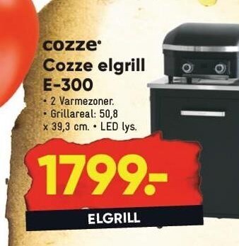 Bilka Cozze elgrill e-300 tilbud