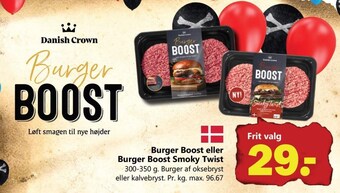 Bilka Burger boost eller burger boost smoky twist tilbud