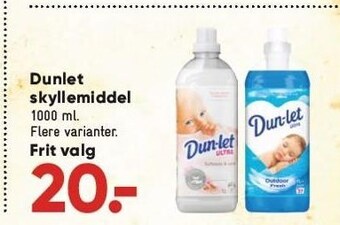 Bilka Dunlet skyllemiddel tilbud