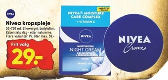 Bilka Nivea kropspleje tilbud
