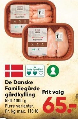 Bilka De danske familiegårde gårdkylling tilbud