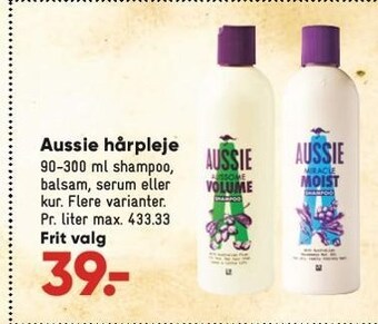 Bilka Aussie hårpleje tilbud