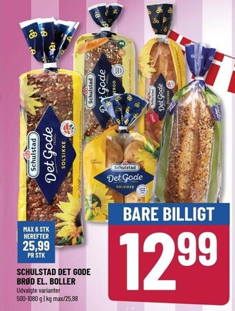 Løvbjerg Schulstad det gode brød el. boller tilbud