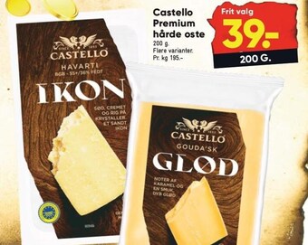 Castello premium hårde oste