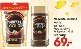 Bilka Nescafé instant kaffe tilbud