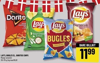Løvbjerg Lay´s bugles el. doritos chips tilbud