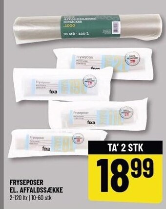 Løvbjerg Fryseposer el. affaldsække tilbud