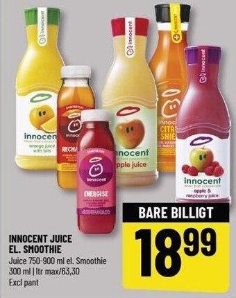 Løvbjerg Innocent juice el. smoothie tilbud