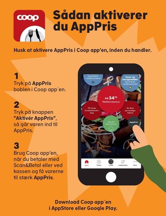 Kvickly Sådan aktiverer du apppris tilbud