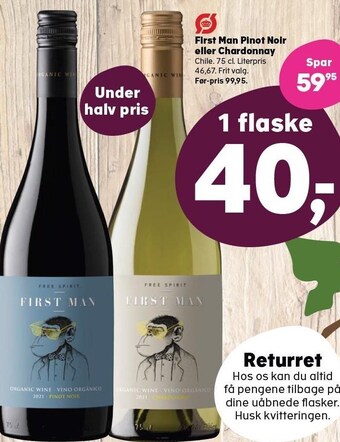 First man pinot noir eller chardonnay