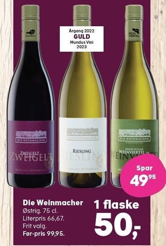 Kvickly Die weinmacher tilbud
