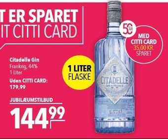 Citti Citadelle gin tilbud