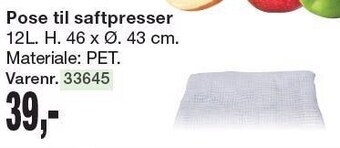 Pose til saftpresser