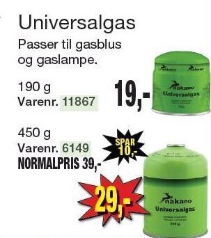 Harald Nyborg Universalgas tilbud