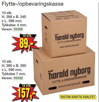Harald Nyborg Flytte-/opbevaringskasse tilbud