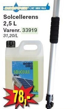 Harald Nyborg Droppen solcellerens 2,5 l tilbud