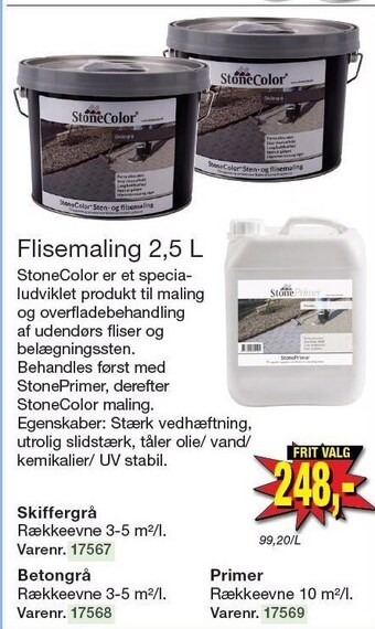 Harald Nyborg Flisemaling 2,5 l tilbud