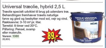 Harald Nyborg Universal træolie, hybrid 2,5 l tilbud