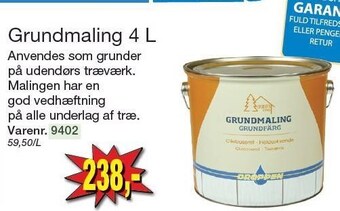 Harald Nyborg Grundmaling 4 l tilbud