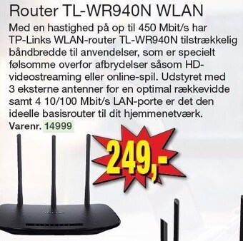 Router tl-wr940n wlan