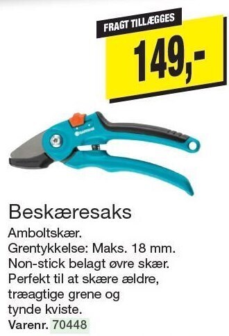 Harald Nyborg Beskæresaks tilbud