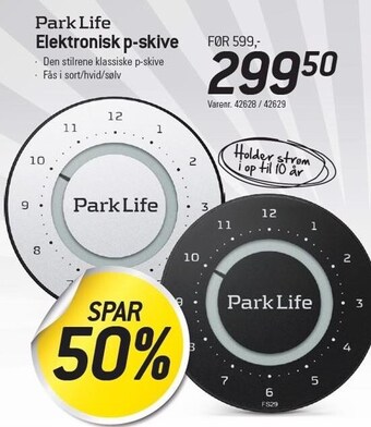 Thansen Elektronisk p-skive tilbud