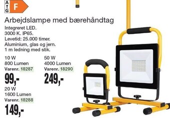 Harald Nyborg Arbejdslampe med bærehåndtag tilbud
